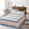 Low Price Wholesale Bed Skirt Four-piece Set Plant Cashmere Three-piece Princess Style Household Korean Style Bedding Hair