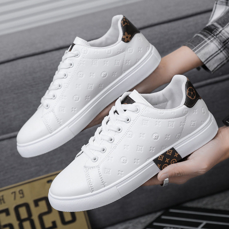 European station men's shoes sneakers summer trendy shoes men's casual shoes flat sports shoes white shoes men's shoes