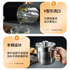 Cross-border Hot Sale 304 Stainless Steel Egg White Separator with Barrel Egg Separator Household Baking Tools Egg Separator