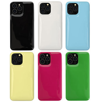 Ins Decompression Soap Bright Face Phone Case for iPhone16pro Decompression Mirror Sponge Case 15 Solid Color Leather Case