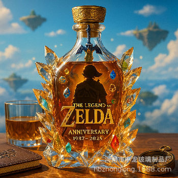 Cross-Border Hot-Selling New Wine Bottle Decanter, Sel Decanter, Whiskey Bottle, Best-Selling