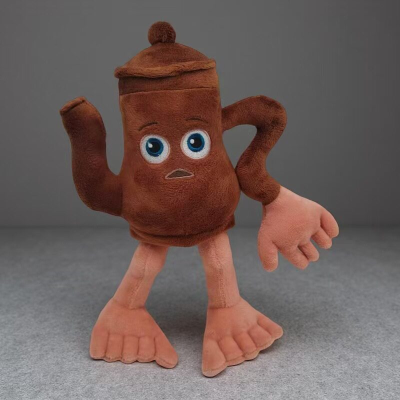 跨境新品tung tung tung sahur 鲨鱼山海经恶搞毛绒玩具娃娃公仔