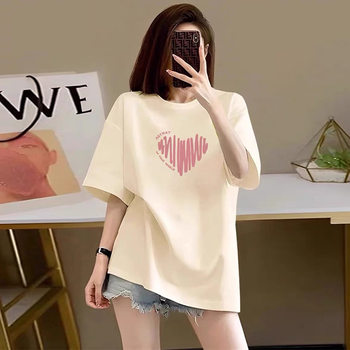 Summer Thin Maternity Short Sleeve Maternity T-Shirt Maternity Tops Maternity Denim Shorts Wear Loose Plus Size Pregnant Women