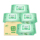 Травяные салфетки Qingfeng Herbal wipes Салфетки для лица, не раздражающие кожу, съемные салфетки, 80 штук, доступные по цене Увлажняющие салфетки mini 4