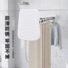 No-Drill Telescopic Rod Stainless Steel Clothes Drying Rod Bathroom Clothes Rack Household Curtain Rod Wardrobe Support Rod