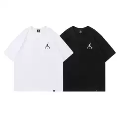 New 2025 Spring European and American Men's and Women's Printed Text Thought Cotton Pullover Short-Sleeved Youth Popular Collar Men's and Women's T-Shirts