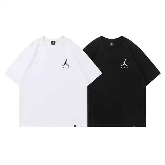 New 2025 Spring European and American Men's and Women's Printed Text Thought Cotton Pullover Short-Sleeved Youth Popular Collar Men's and Women's T-Shirts