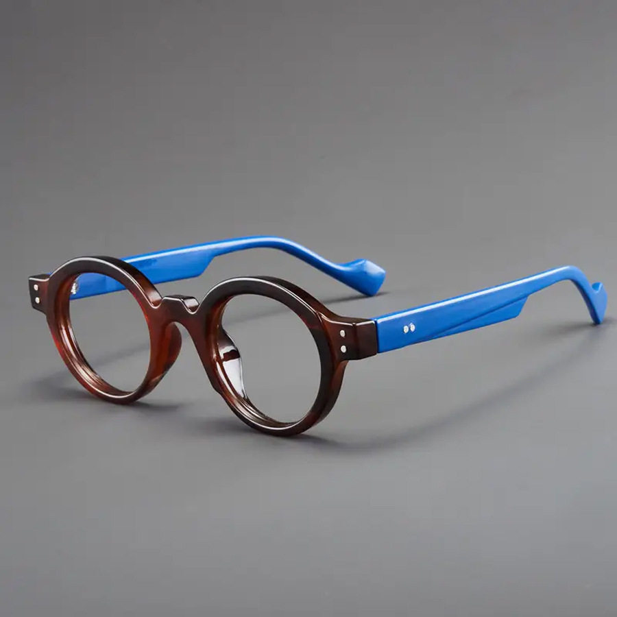 Retro Eyeglass Frames, Stylish Round Frames, Unisex Glasses, Versatile