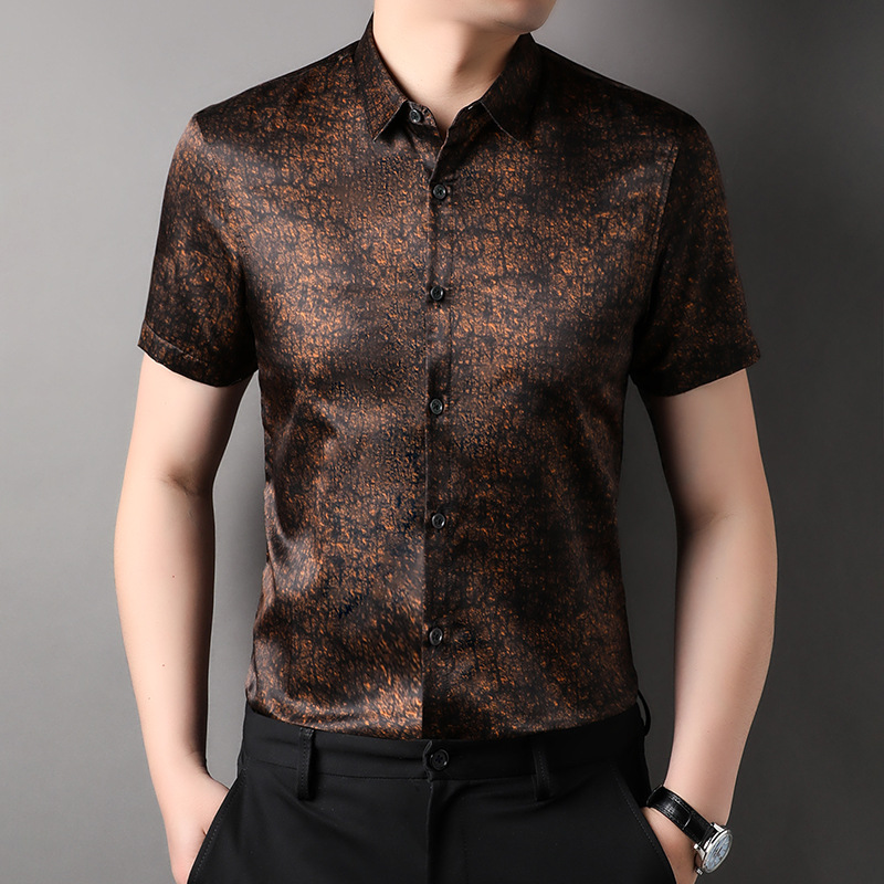 (Mới) Mã B9955 Giá 2100K: Áo Sơ Mi Nam Jitdth Ngắn Tay Hàng Mùa Hè Trung Niên Thời Trang Nam Chất Liệu Lụa Tơ Tằm G05 Sản Phẩm Mới, (Miễn Phí Vận Chuyển Toàn Quốc).