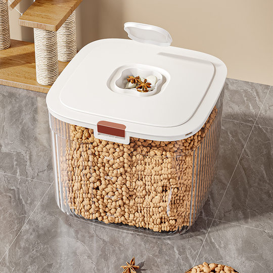 Household Cat Food Storage Barrel Freeze-Dried Dog Food Sealed Barrel Cat Pet Food Moisture-Proof Storage Storage Box Food Storage Barrel