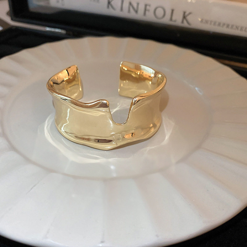 欧美跨境简约时尚手镯臂环小众冷淡风气质手环高级感百搭手饰批发