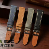 Кожаный ремешок с рисунком ладони подходит для аксессуаров Hermes из воловьей кожи 18/19/20/22 мм, быстроразъемный ремешок для мужчин
