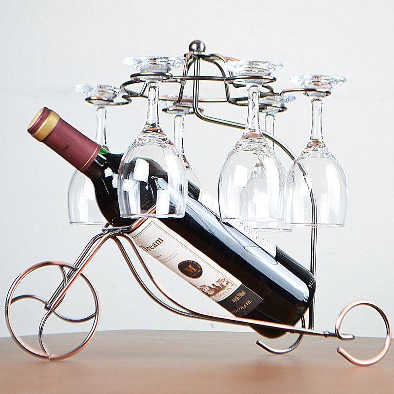 Red Wine Glass Set, 6-Piece Tall Glasses, Thickened Glass for Home Use, 0.1kg White, Large and Small, European Style