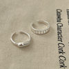 2025 New Index Finger and Middle Finger Personalized Ins Trendy Japanese and Korean Adjustable Finger Simple Mix and Match Plain Silver Ring for Women