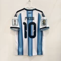 Argentina home jersey #10 + world cup armband
