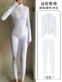 White Gold [Top + Capri Pants]