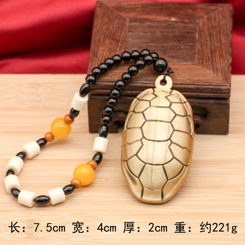 Explosive Brass Rich Armor World Turn Solid Handle Piece Rich Armor Party Lucking Turn Decorative Ornaments Turtle Shell