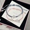 Chinese Style Star Woven All-match Bracelet for Women Ins Niche Simple Girlfriend Hand Rope Super Fairy Couple Gift for Girlfriend