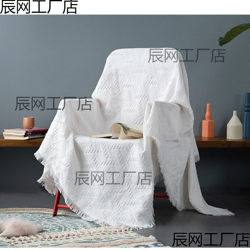 Sofa Towel Cover American Pastoral Full Cover French Sofa Cushion Cover Blanket Cotton Universal for All Seasons