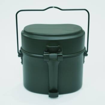 JUNMA KEJI Outdoor Lunch Box Aluminum Lunch Box with Handle Outdoor Cookware Outdoor Kitchenware Camping