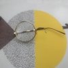 2024 new single frame double ring glasses retro fashion personality decorative mirror cos shape frame can be wholesale