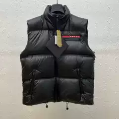 P23 Autumn and Winter New Fashion Red Label Letter Thickened Warm Slim Bread Long Hooded Cotton-padded Jacket