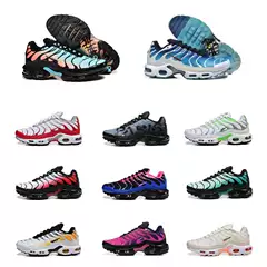 Cross-Border New Model Tn Air-Cushion Sports Shoes, Shock-Absorbing and Wear-Resistant Running Shoes, Foreign Trade Large Size Men's Shoes, Casual Shoes for Women, Sizes 36-47