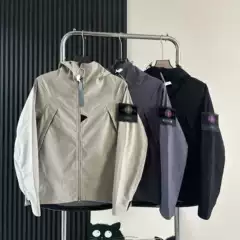 Cross-Border Stone Stone Jacket Men's Spring and Autum American Functional Workwear Hooded Jacket Windproof Jacket