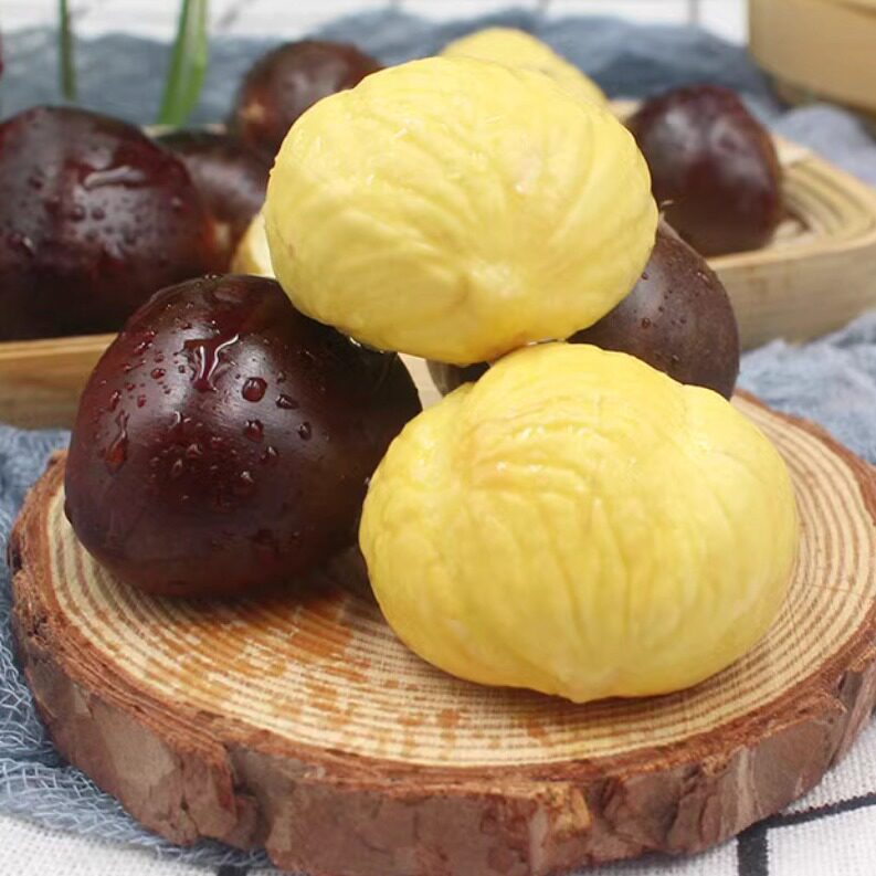 Fresh Chestnuts 2.5kg Farm-Grown Freshly Picked Raw Chestnuts, Authentic Oil Chestnuts, Not Qianxi Yanshan Chestnuts
