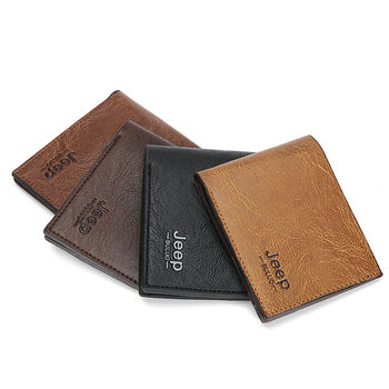 Factory Wholesale Men's Short Wallet Business Wallet Wallet Clutch Bag Card Holder Zero Zipper Lightweight