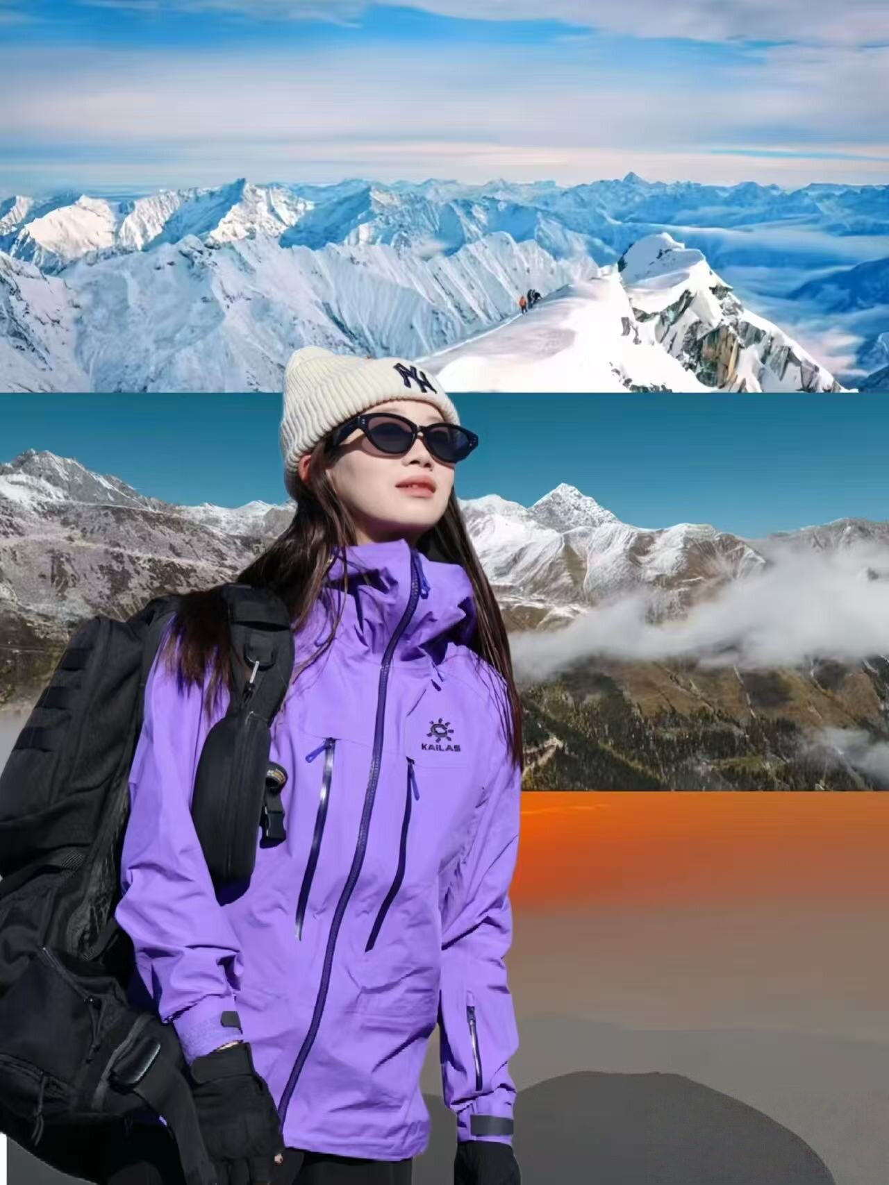 High-End Kailas Xpro Original Hardshell Jacket with Soul, Suitable for Outdoor Activities Like Mountaineering, Skiing, and Fishing, for Couples