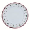 Christmas Decoration Plate Gift Cute Home Style Good-Looking Breakfast Plate Ritual Sense Ins Beautiful Plate Cross-Border Christmas