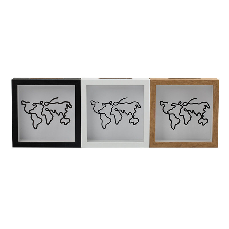 Time Fragments Ticket Stub Storage Photo Frame Concert Ticket Travel Map Ticket Ticket Wall Hanging Valley Photo Frame