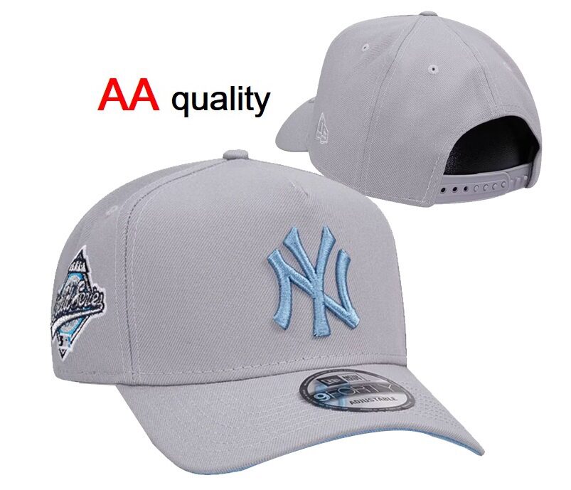 Versión coreana de la gorra de visera de ala curva con sombrilla NY, gorra de béisbol de alta calidad, gorra deportiva de todo fósforo con techo rígido bordado de Yankees