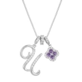 Silver u (letter + chain)