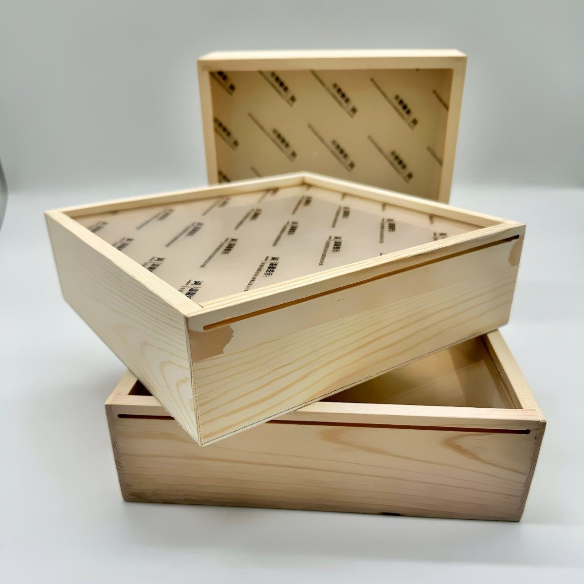 hollow acrylic specimen stereo photo frame decoration table diy new creative hand mounted display pine gift box