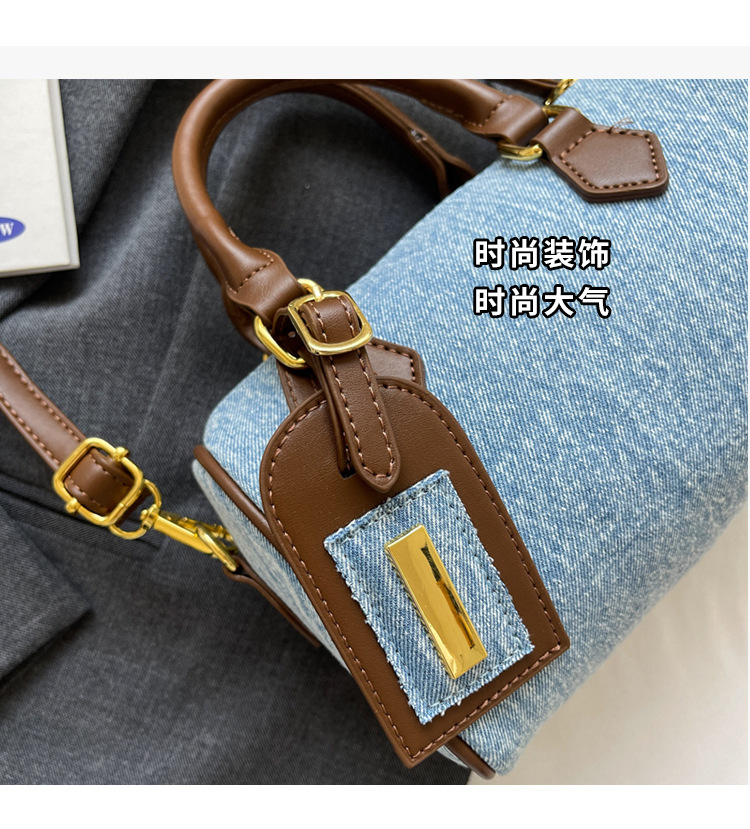 Denim Pillow Bag Women's Retro New Fashion Handbag Casual Easiest for Match Commuting Shoulder Crossbody Bag 11 O1CN01qR37pC1twTtvDTIcL !!2218238345966 0 cib