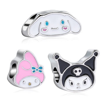 Cross-border hot-selling cartoon coolometi diy bracelet accessories creative cartoon cute Yugui dog accessories