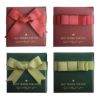 Spot quality wine red bow jewelry box necklace ring box creative jewelry bracelet box earrings box