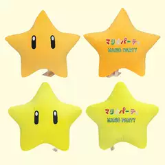 Mario 30cm Large Five-pointed Star Plush Doll Yellow Star Invincible Star Cushion Pillow