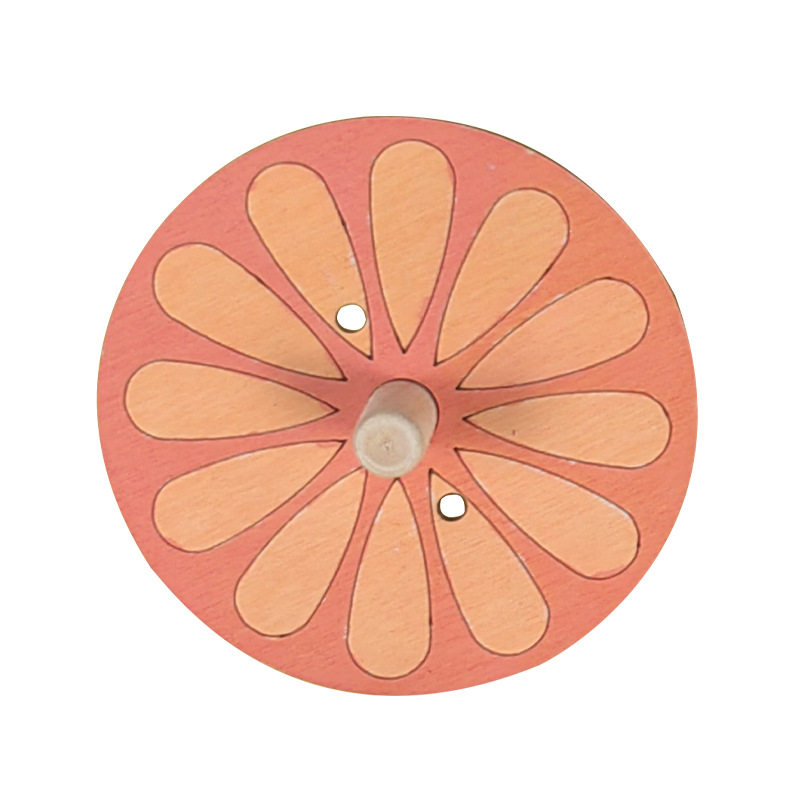 Wooden gyro diy coloring painted toy baby spiral kindergarten handmade material bag children's small