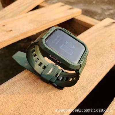 Suitable for IWATCH 567 Apple Watch Protective Case SPIGEN 44/45/49 Integrated Watch Strap Case
