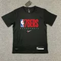 76ers 2 Black [Quick-Dry Short Sleeve]