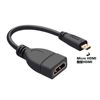 Micro Micro HDMI Male to HDMI Female Adapter Cable Elbow Adapter Mobile Phone Tablet Camera Connected to Tv