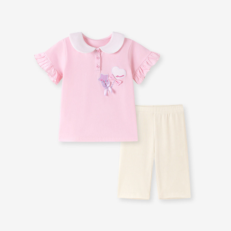 Summer Cute Girls' Set, Baby Sweet Children's Clothing, [Style] Kids' 2-piece Set