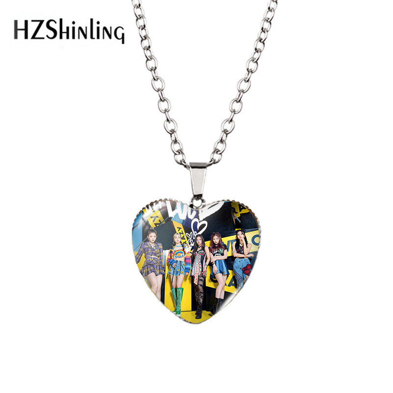 Necklace jewelry DIY time gemstone heart necklace arbitrary pattern pendant sweater chain cross-border hot sale