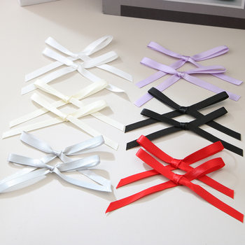 30cm Long Double-sided Polyester Bow Ribbon Clothing Shoes and Socks Decoration Accessories Handmade DIY Cake Decoration Accessories