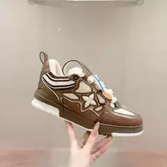 2025 Diamond Surface Thick-Soled Sneakers, Sports Shoes, Trendy and Fashionable Skateboard Shoes, Round-Toe Color Matching Basketball Shoes, Couple Shoes