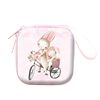 Creative Tinplate Christmas Coin Purse Cartoon Key Coin Zipper Bag Headset Data Cable Organize Storage Box