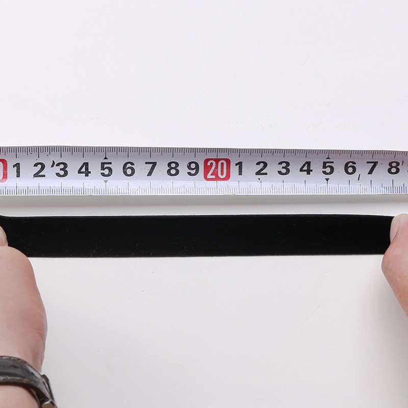 Black Webbing Clothing Accessories Collar Shoes Hats Belts Elastic Bands Cross-Border Wholesale Woven Nylon